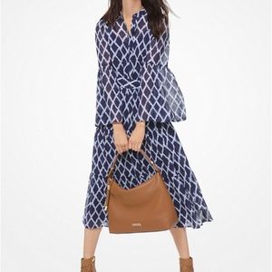 Michael Kors Ikat printed Tiered Dress